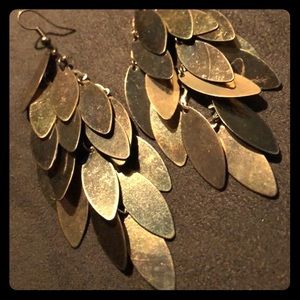 Golden Dangly Earrings